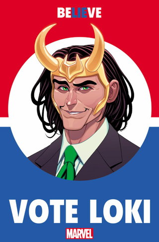 Illustration for article titled Loki Is Running for President in Marvel's New Comic